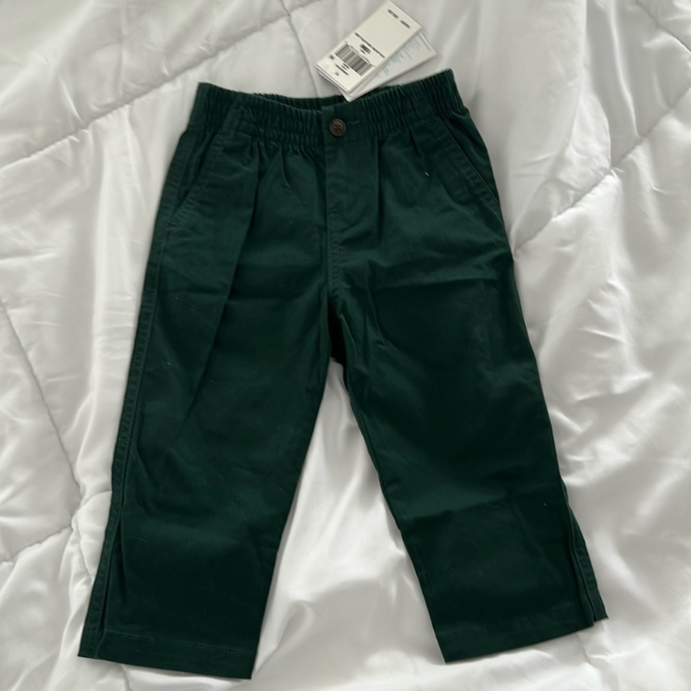 Ralph Lauren green pants 18 month brand new with tags